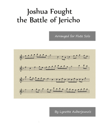 Joshua Fought the Battle of Jericho - Flute Solo