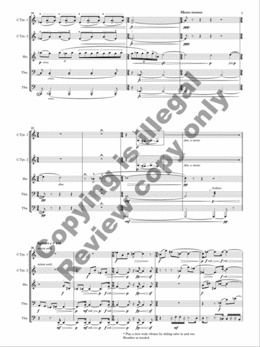 Tesserae Brass Quintet scores gallery preview page 20