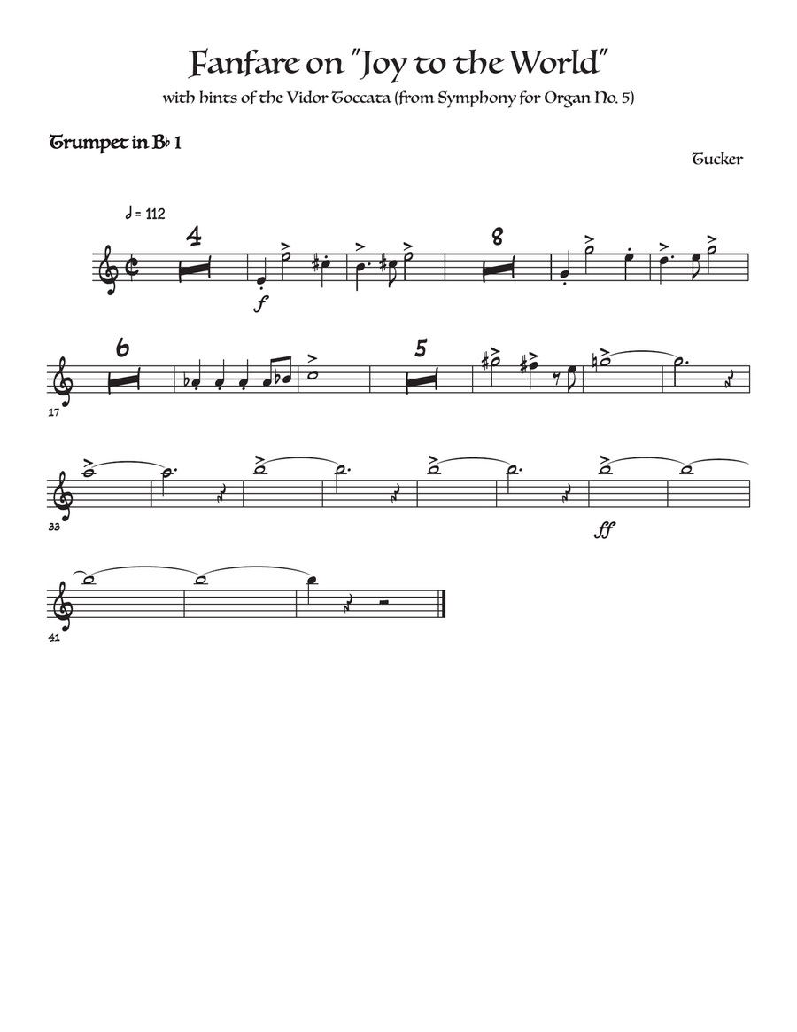 Fanfare on Joy Concert Band scores gallery preview page 5