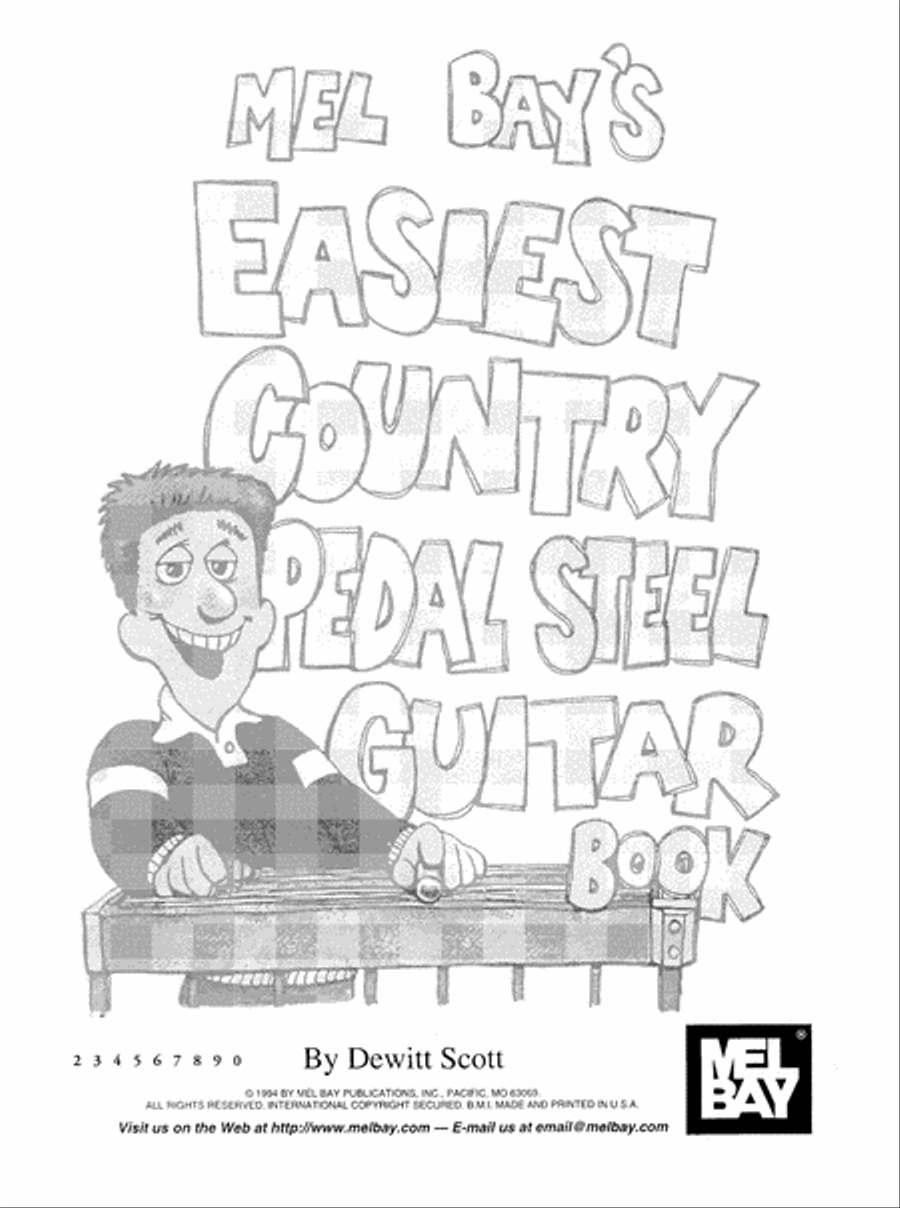 Easiest Country Pedal Steel Guitar Book Electric Guitar scores gallery preview page 2