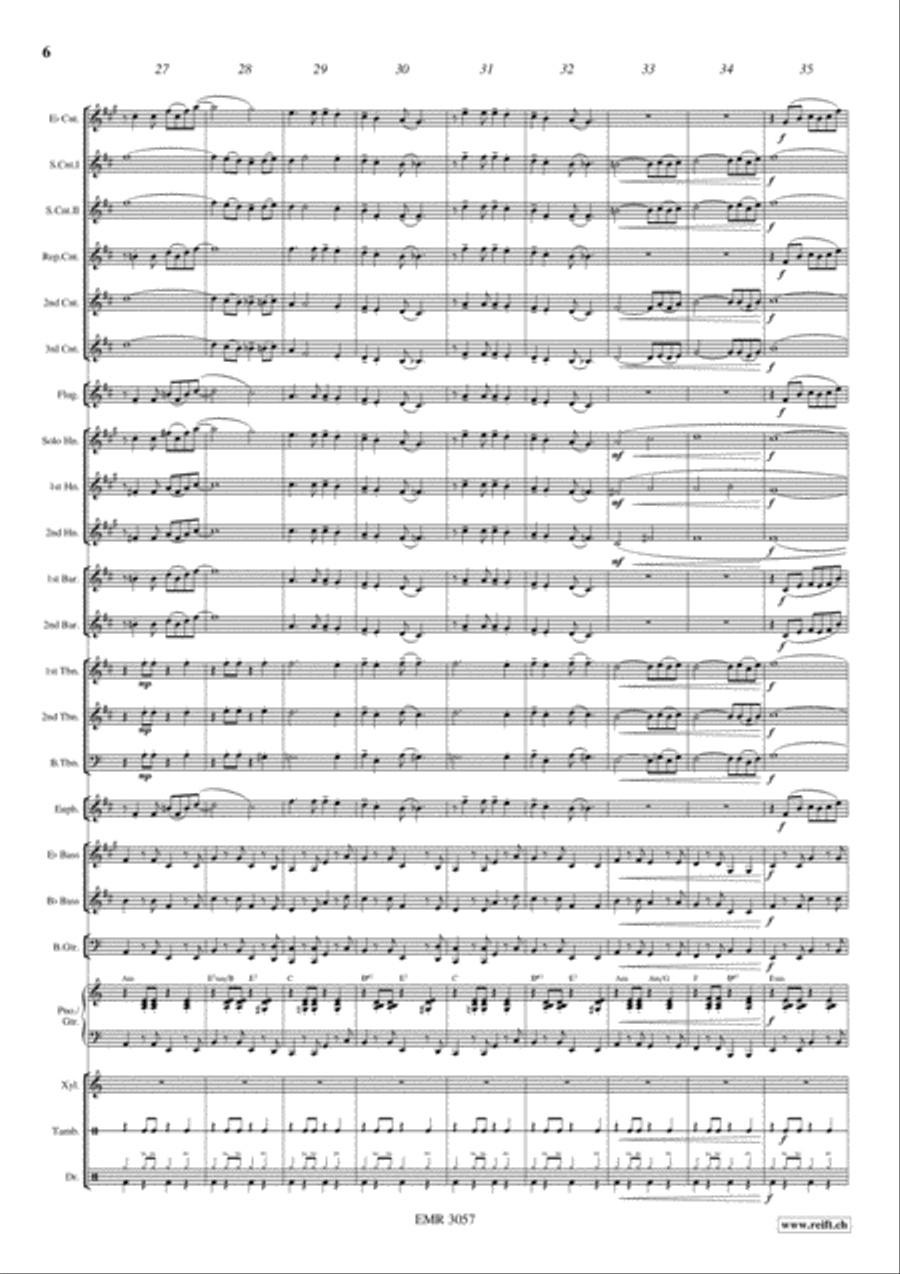 Nathalie Brass Band scores gallery preview page 7
