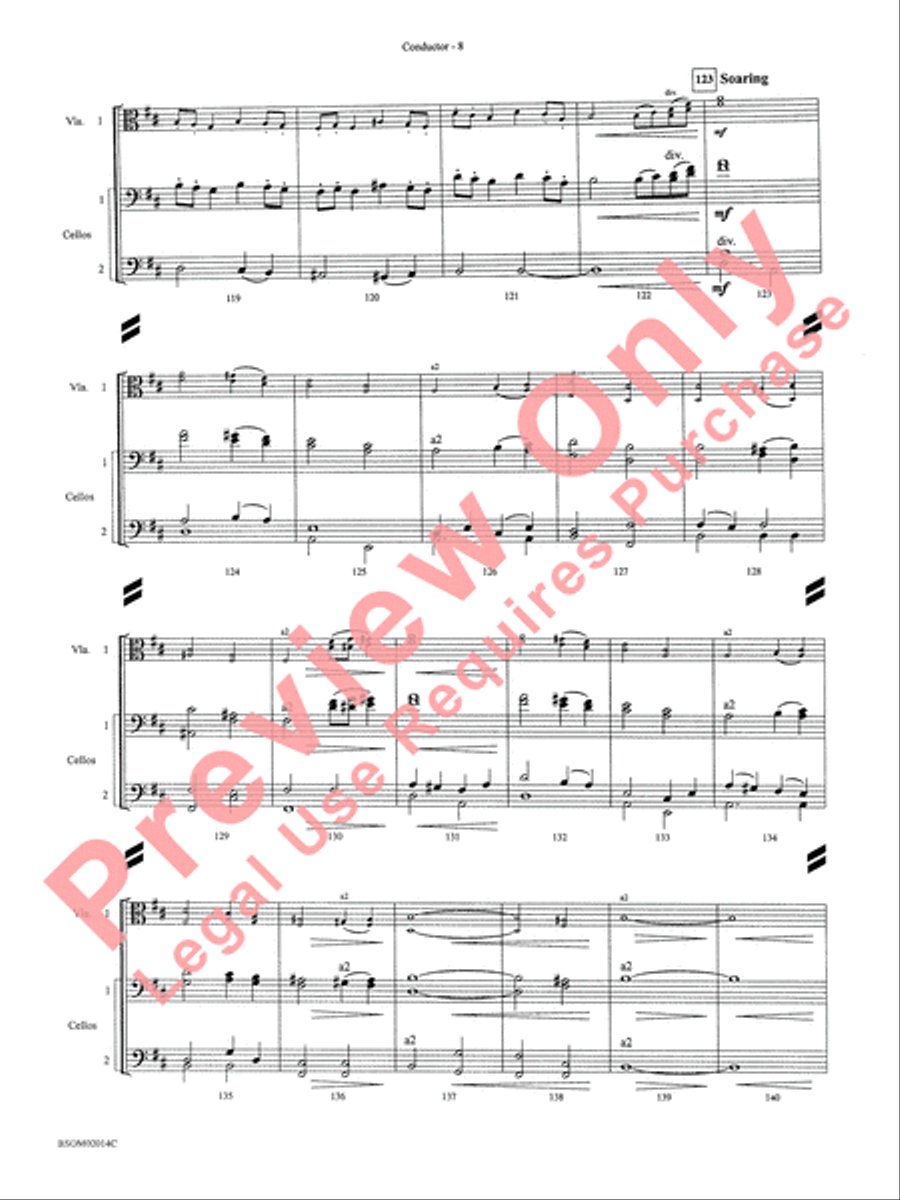 Christmas in the Round (A Holiday Prism for String Orchestra) String Orchestra scores gallery preview page 10