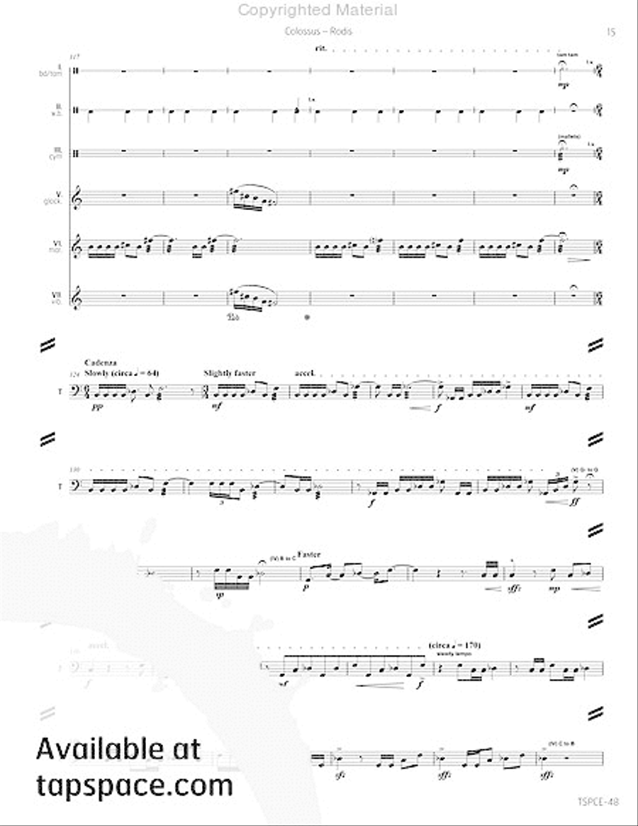 Colossus Percussion Ensemble scores gallery preview page 20
