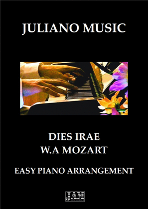 Book cover for THEME FROM DIES IRAE (EASY PIANO - C VERSION) - W. A. MOZART