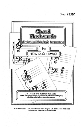 Book cover for Diminished Chord Flashcards