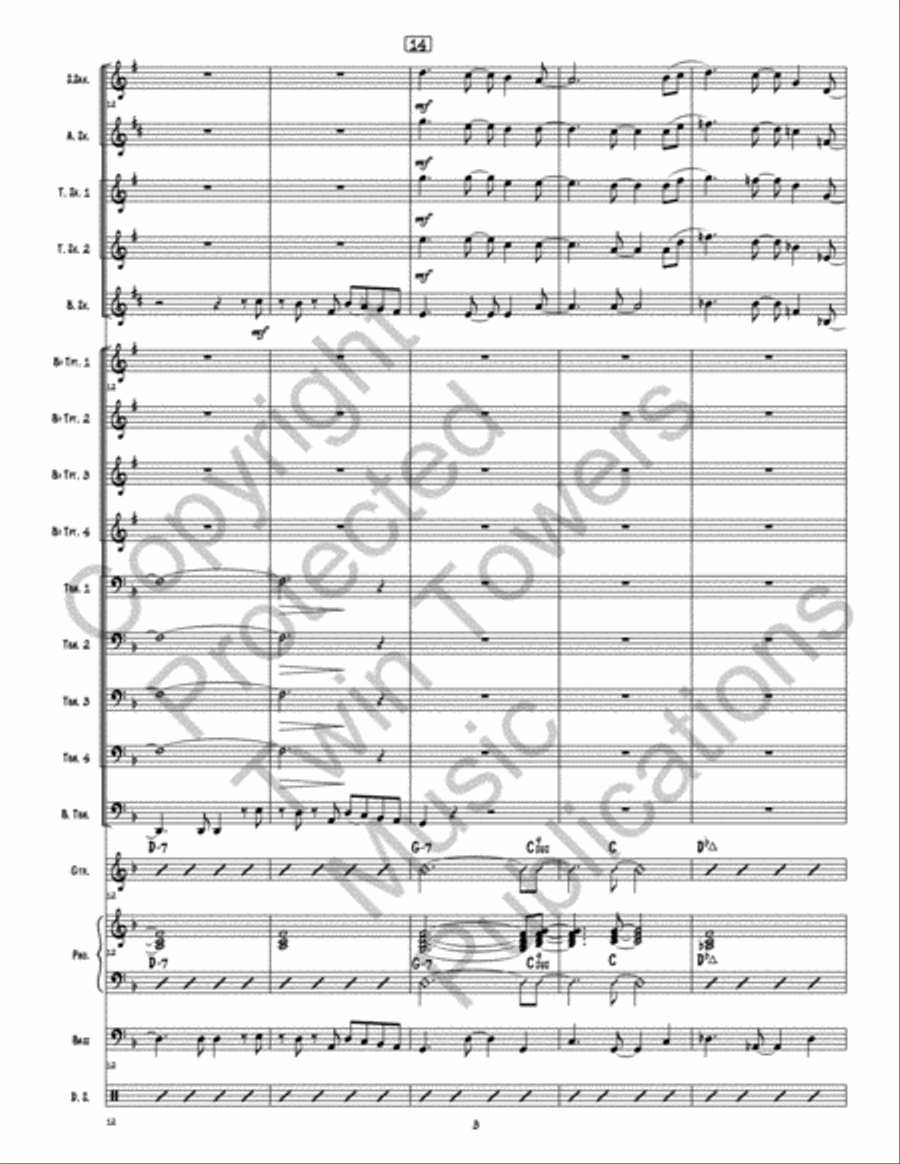 Sunset Key Sunset Key Jazz Ensemble scores gallery preview page 4