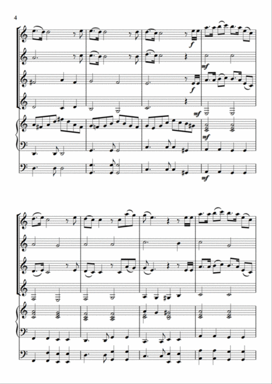 You Needed Me Set of Parts scores gallery preview page 6