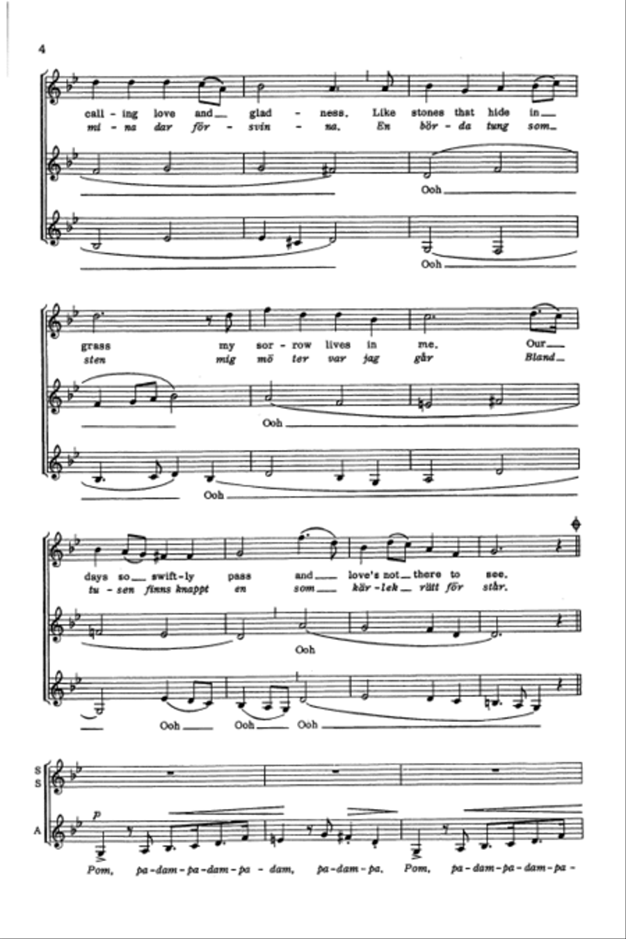 Quiet Solitude (Visa Från Utanmyra) SSA scores gallery preview page 3