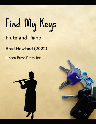 Book cover for Find My Keys for Flute and Piano