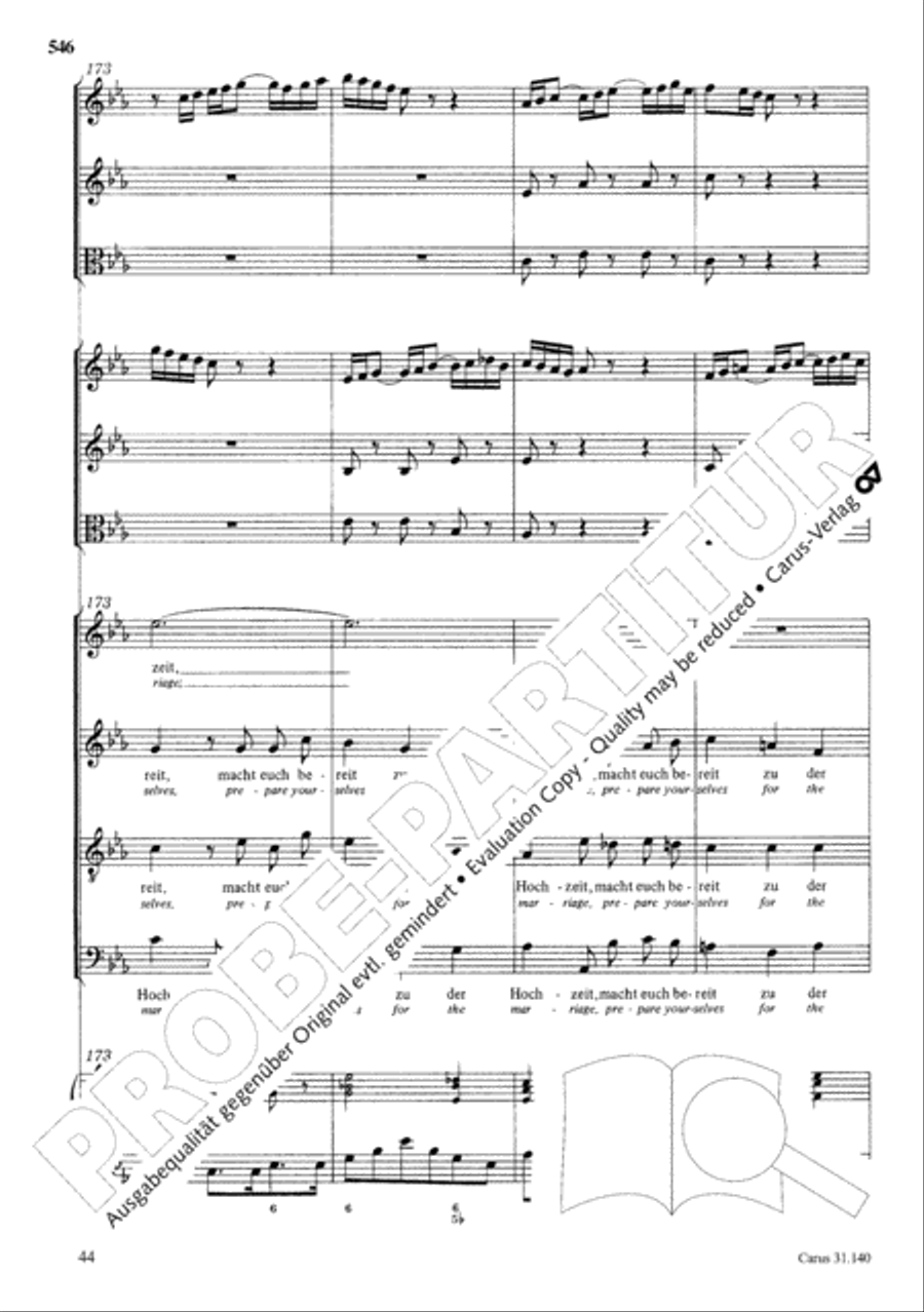 The Complete Sacred Vocal Works (Das geistliche Vokalwerk) Voice scores gallery preview page 547