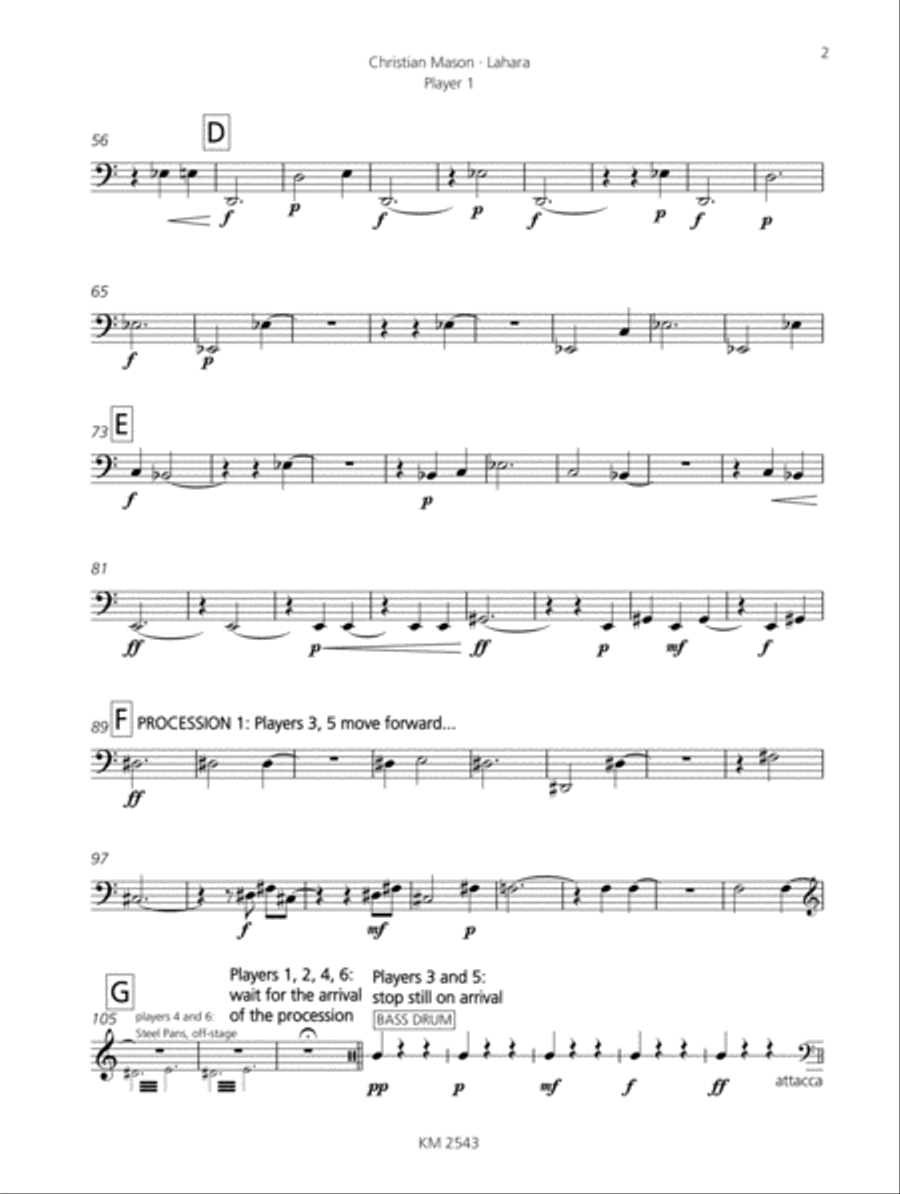 Lahara Percussion scores gallery preview page 3