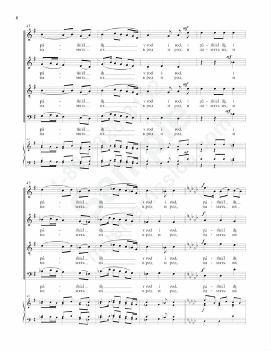 Blessed are They 4-Part scores gallery preview page 7