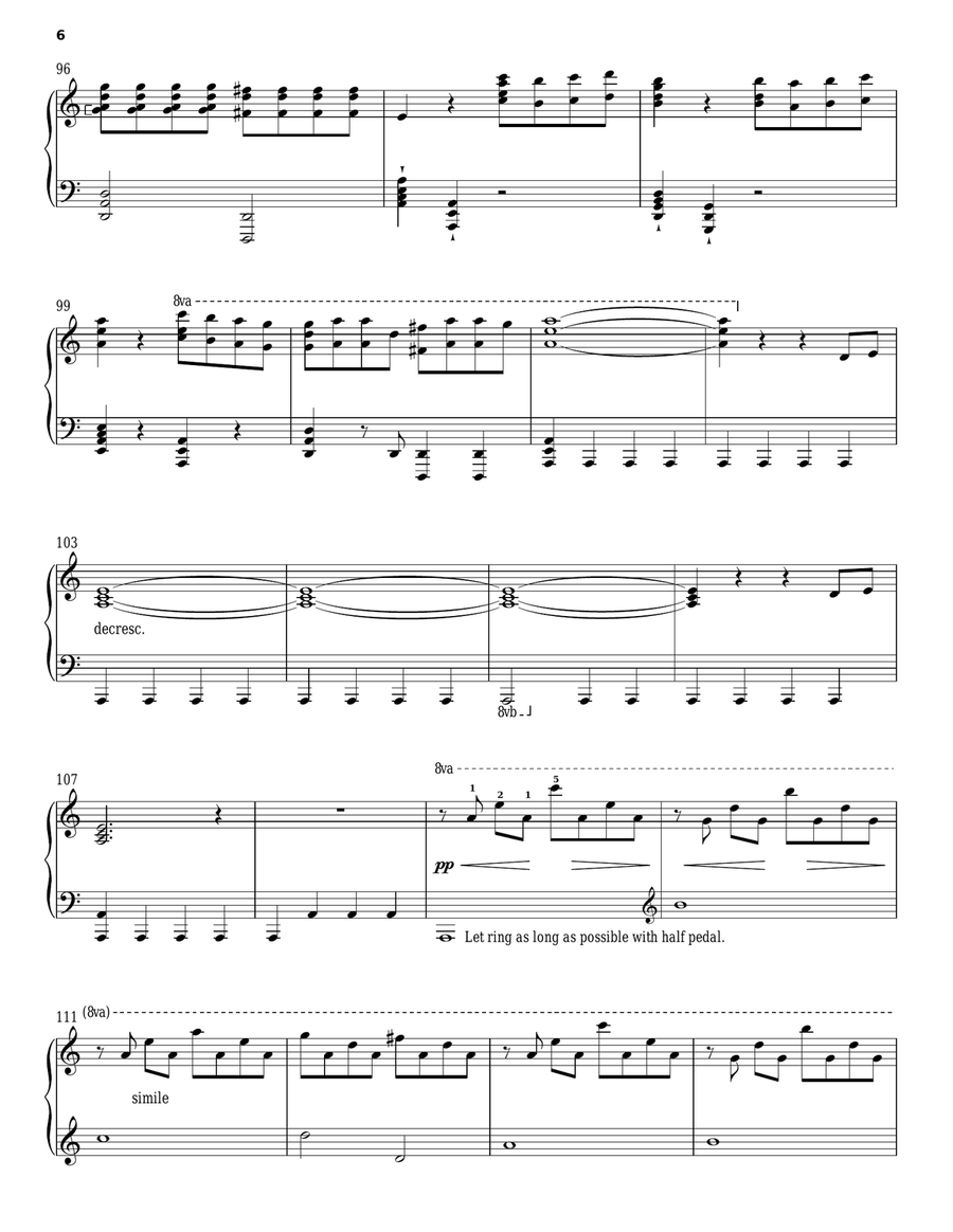 Michael Meets Mozart Piano Solo scores gallery preview page 6
