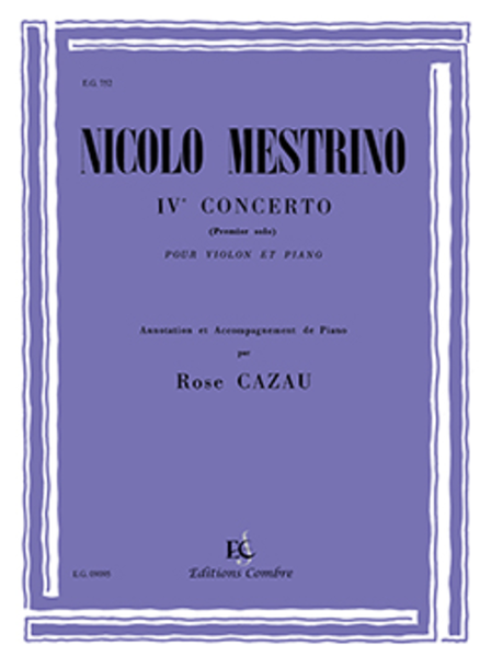 Concerto No. 4: solo no. 1