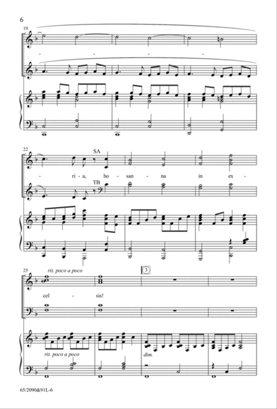 The Glory of Christmas - SATB with Performance CD 4-Part scores gallery preview page 4
