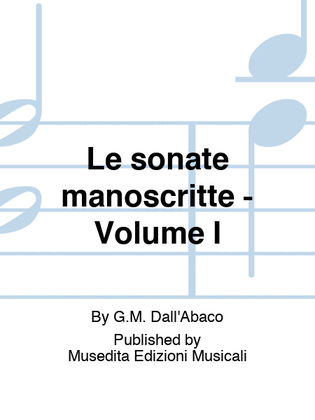 Manuscript sonatas 1-6 (Ms. GB-Lbl)