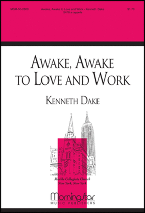 Book cover for Awake, Awake, to Love and Work