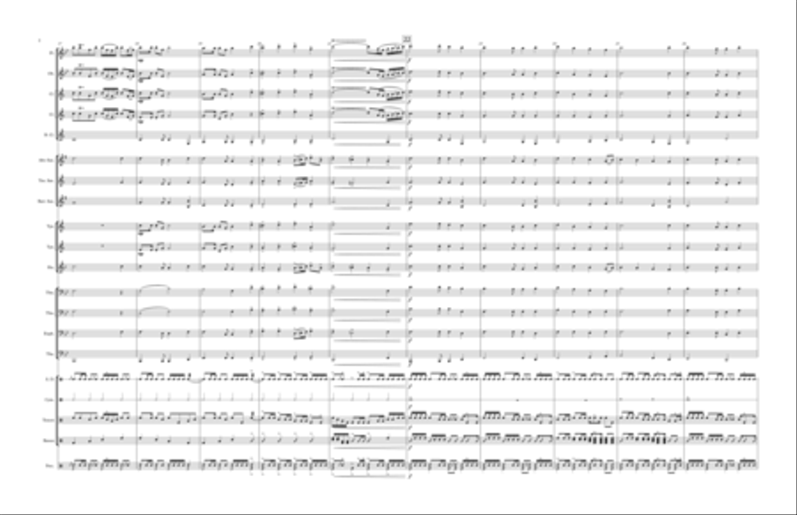 America the Beautiful - for Marching Band (or concert band) Concert Band scores gallery preview page 2