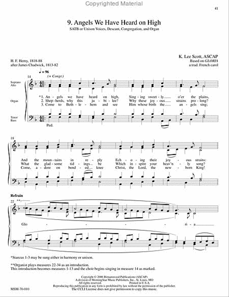 Sing the Songs of Bethlehem (Preview Pak: Score & CD)