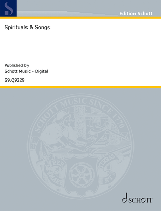 Book cover for Spirituals & Songs
