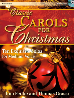 Book cover for Classic Carols for Christmas - Medium Voice