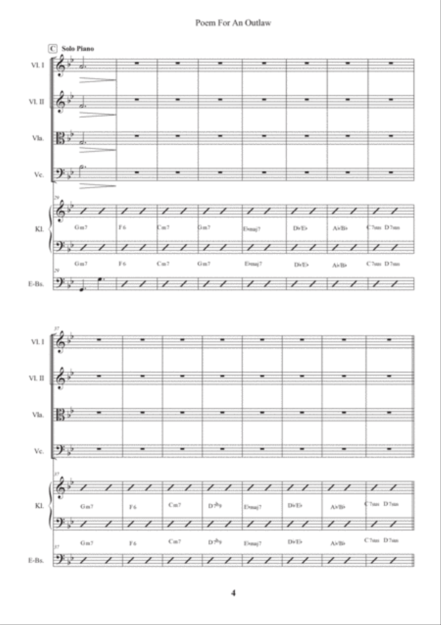 Poem for an Outlaw Poem for an Outlaw Chamber Music scores gallery preview page 4