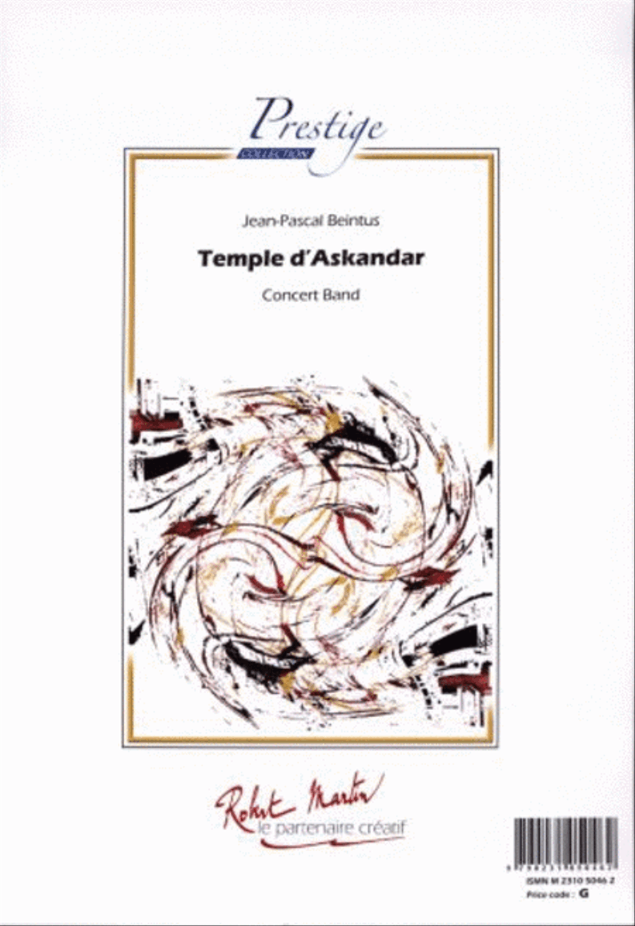 Temple d'Askandar Concert Band scores gallery preview page 1