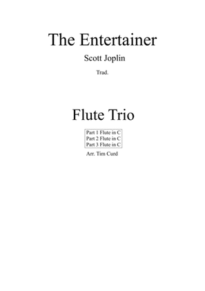 Book cover for The Entertainer. For Flute Trio