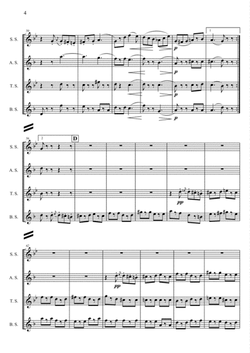 C. Gounod - Marche funebre d'une marionnette, arr. for Sax quartet image number null