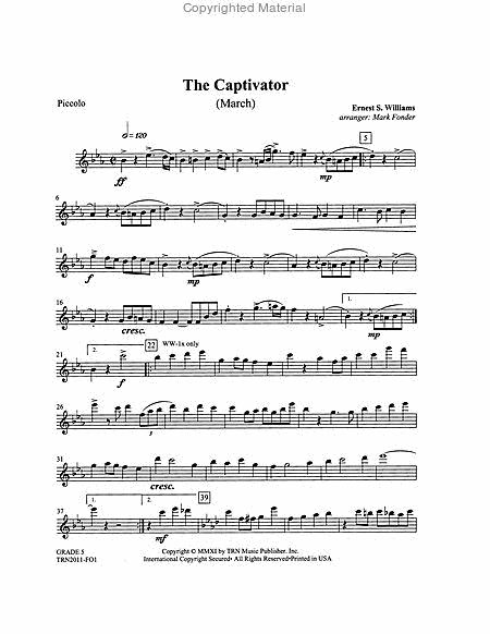 The Captivator March image number null