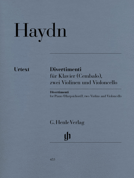 Joseph Haydn: Divertimenti for Piano (Cembalo), 2 Violins and Violoncello