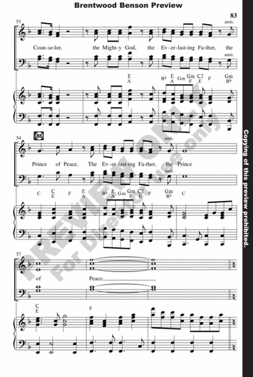 Mary Did You Know? (Choral Book) image number null