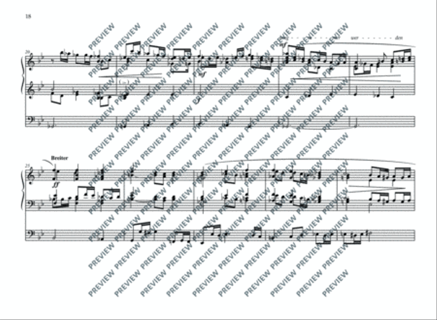 10 Choral Preludes 10 Choral Preludes Organ scores gallery preview page 21