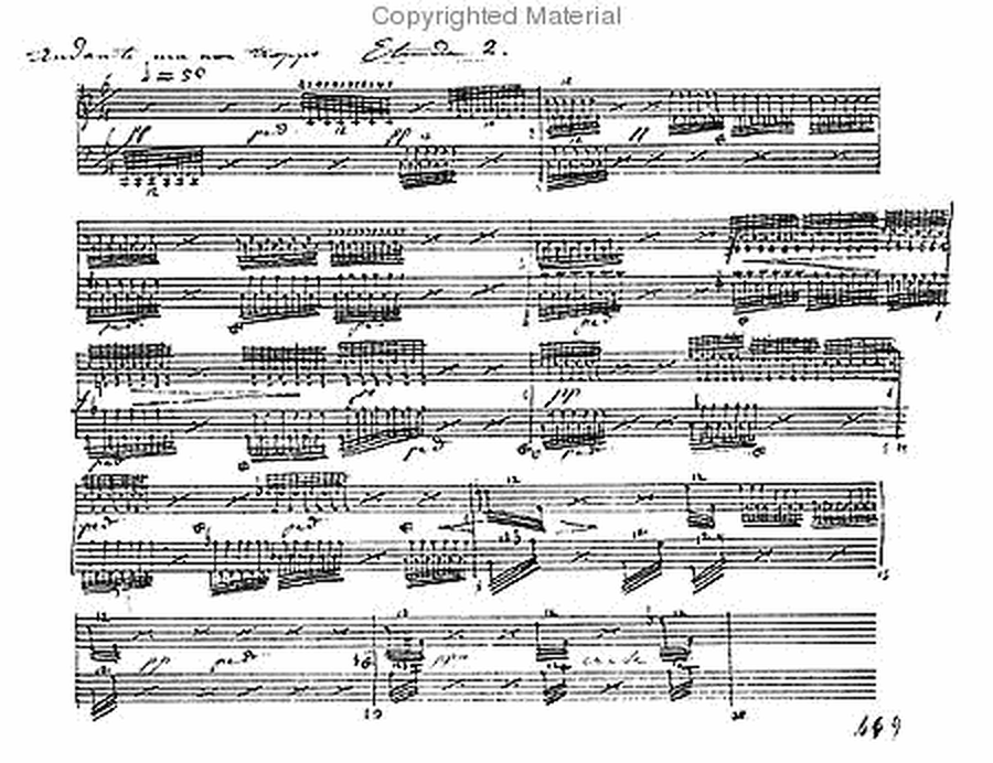 Twelve studies for the piano. Opus 26 - 2nd suite, Paris 1838 and autograph MS
