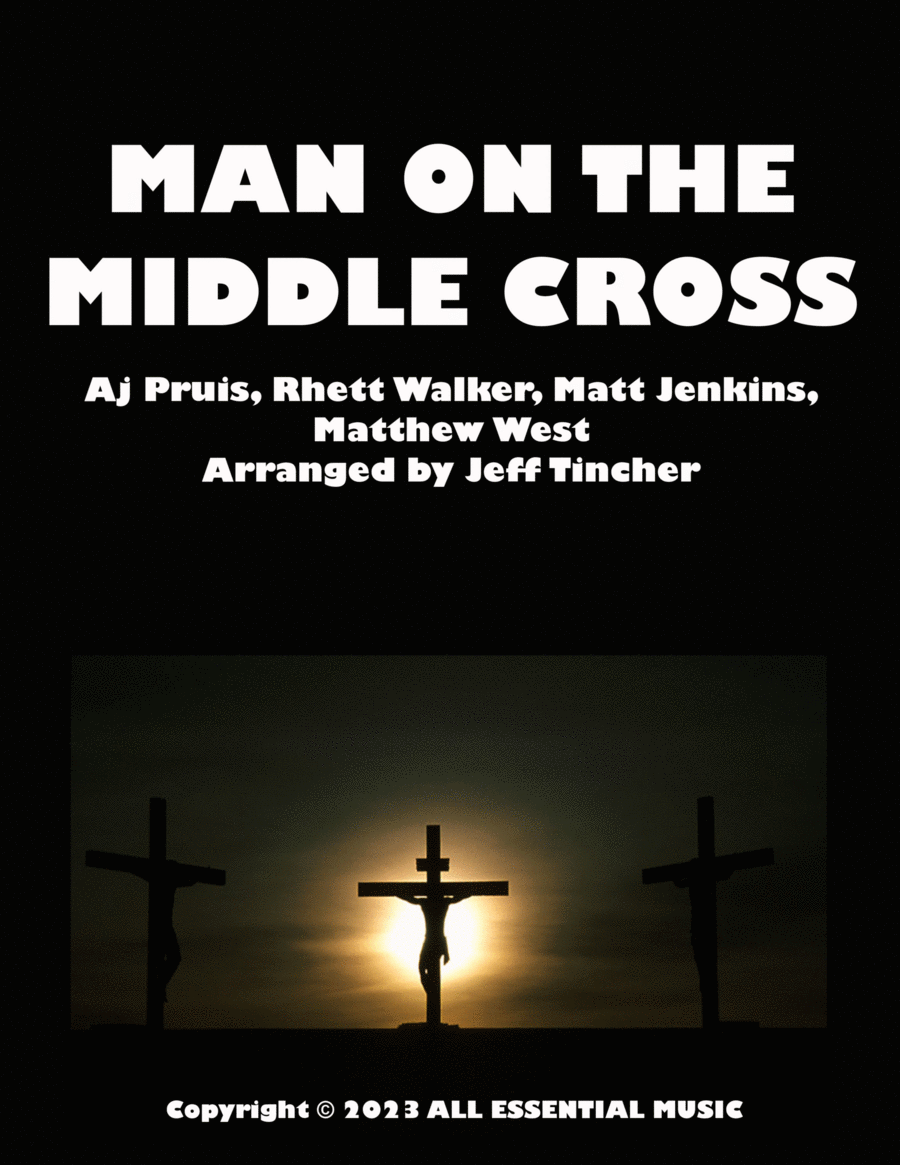 Man On The Middle Cross Piano, Vocal, Guitar scores gallery preview page 1