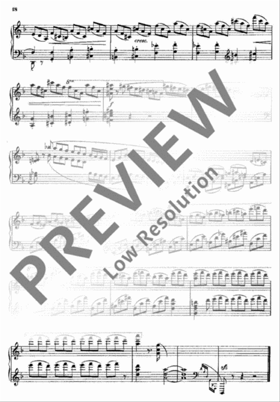 13 Préludes 13 Préludes Piano Solo scores gallery preview page 19