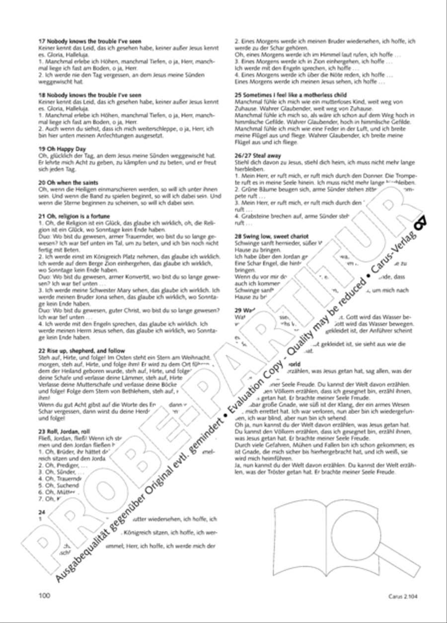 Hallelujah. Gospels and Spirituals for mixed choir Mixed Choir scores gallery preview page 82