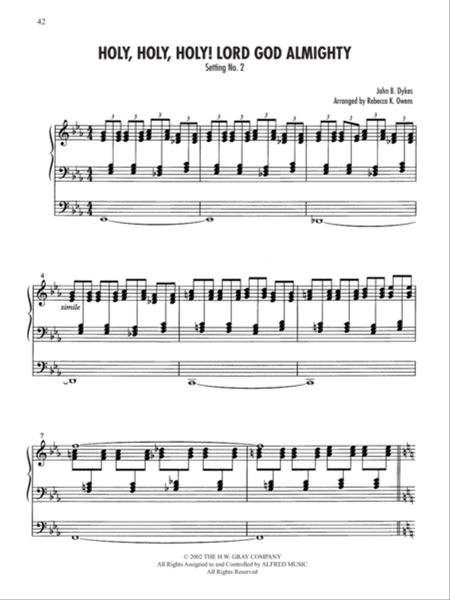 Sunday Morning Organist, Volume 4 Organ scores gallery preview page 4