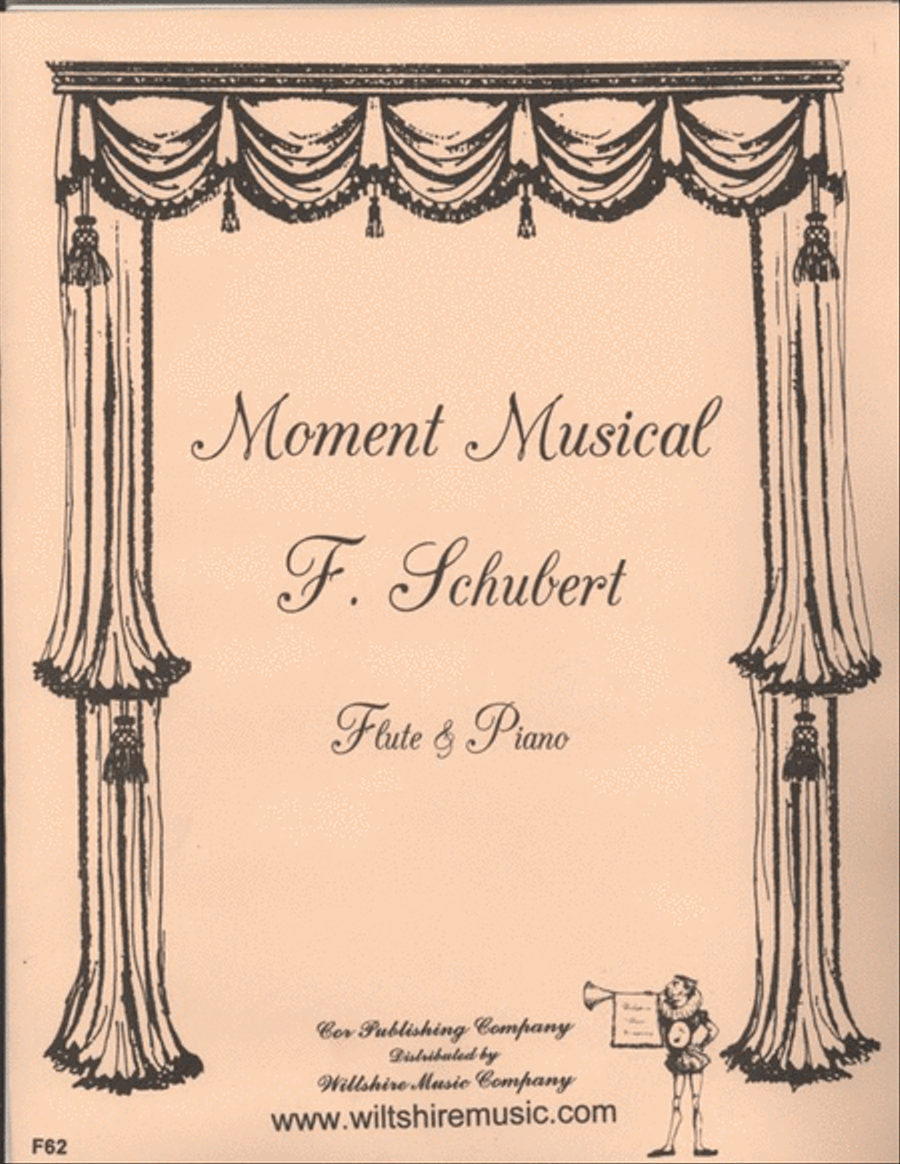 Moment Musical Flute Solo scores gallery preview page 1