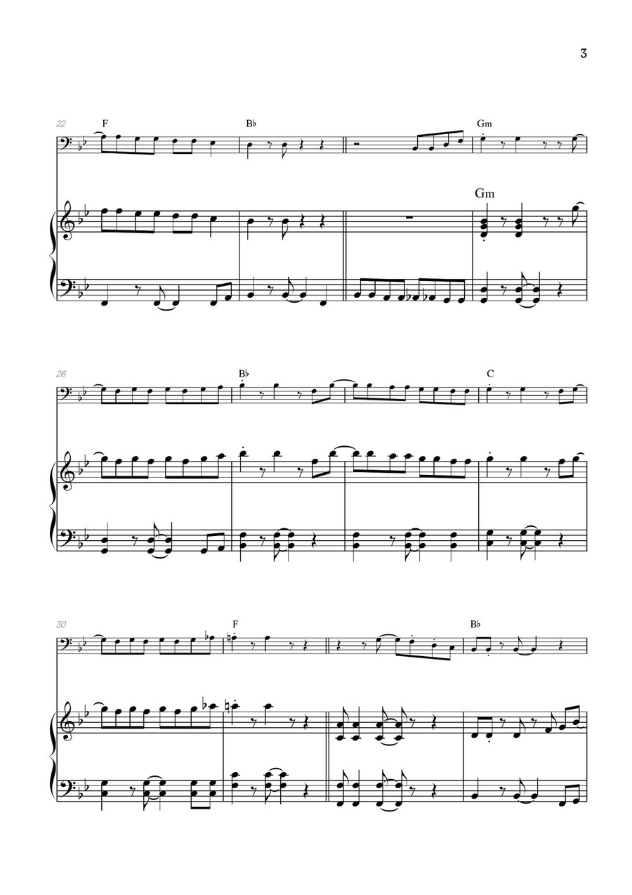 Made You Look Piano scores gallery preview page 4