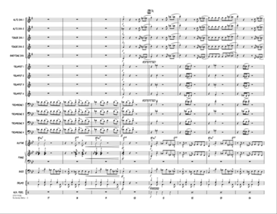 Runaway Baby - Conductor Score (Full Score) Jazz Ensemble scores gallery preview page 3