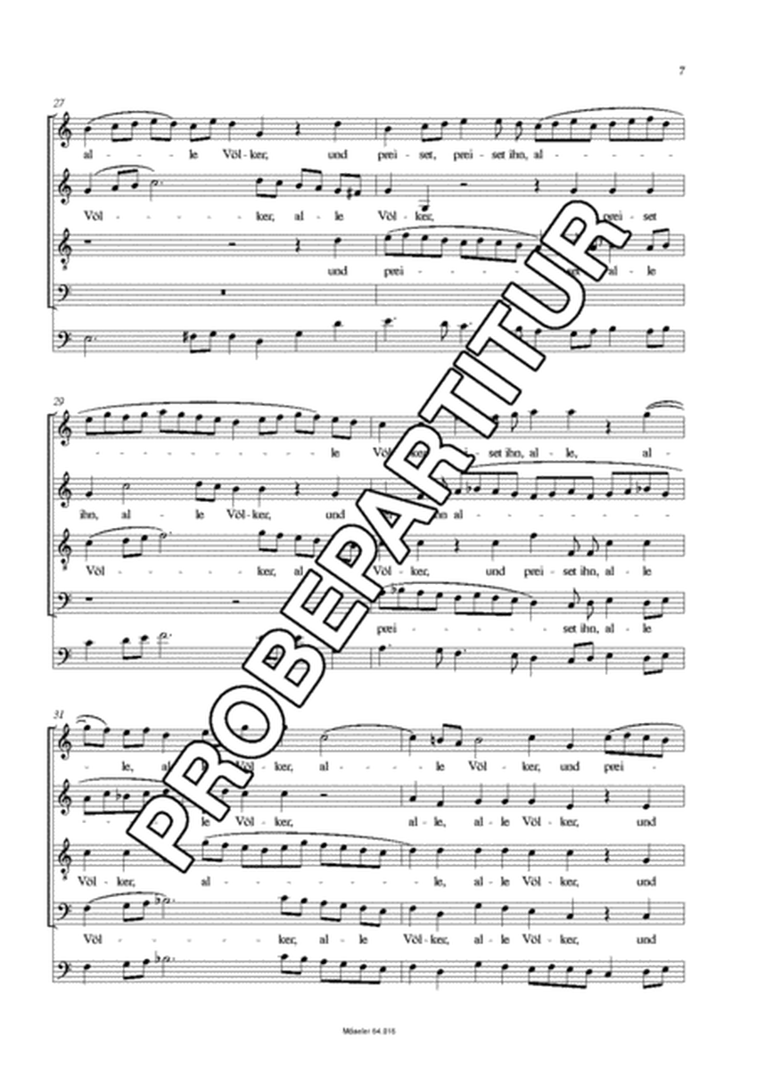 Lobet den Herrn, alle Heiden BWV 230