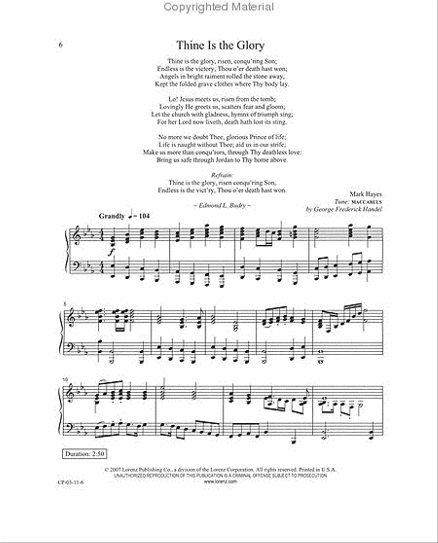 The Church Pianist's Library, Vol. 10 Piano Solo scores gallery preview page 3