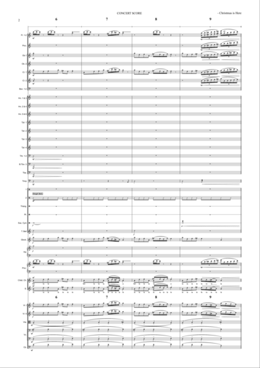 Christmas is Here Christmas is Here Full Orchestra scores gallery preview page 4