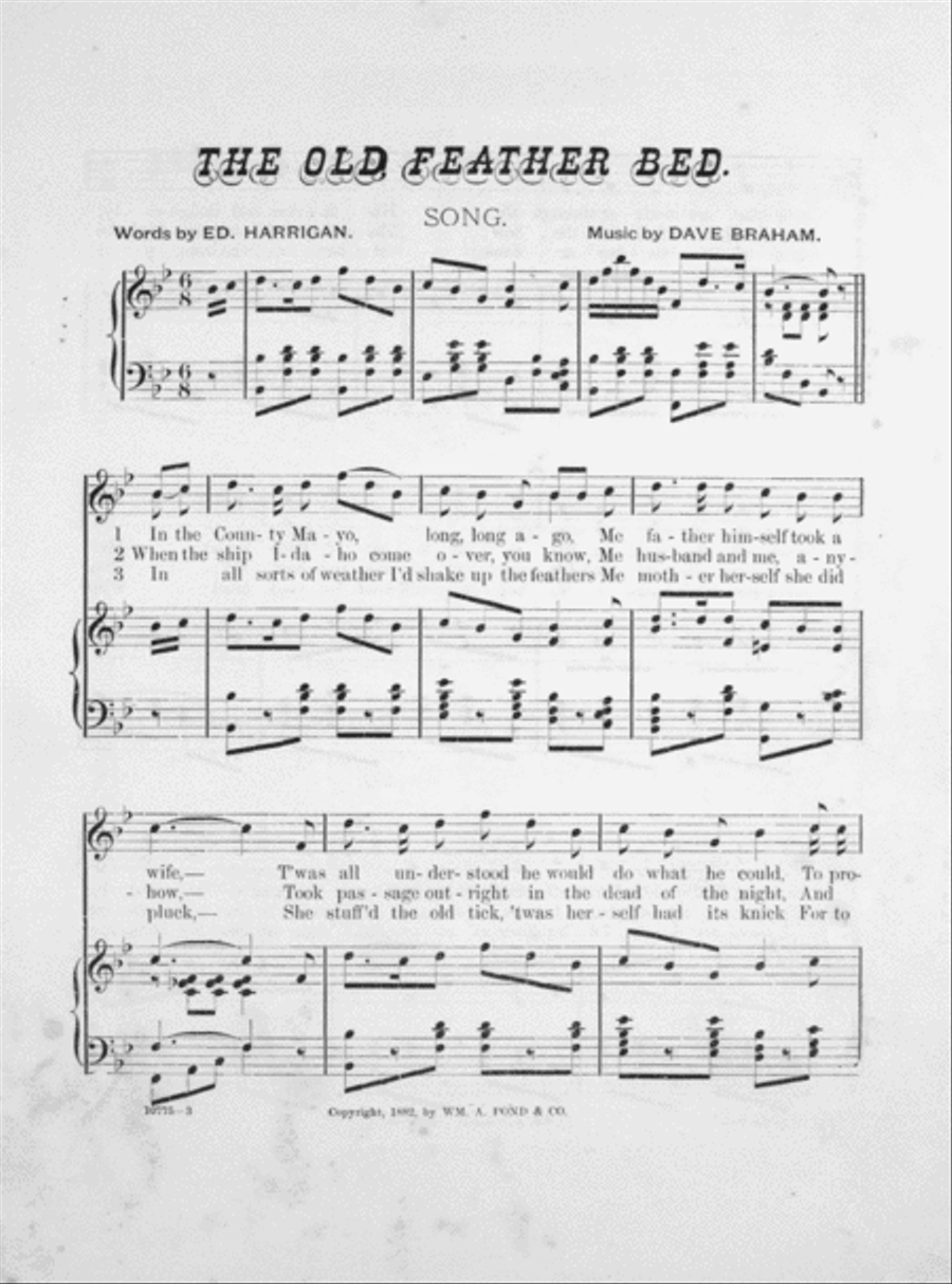 The Old Feather Bed Voice scores gallery preview page 2