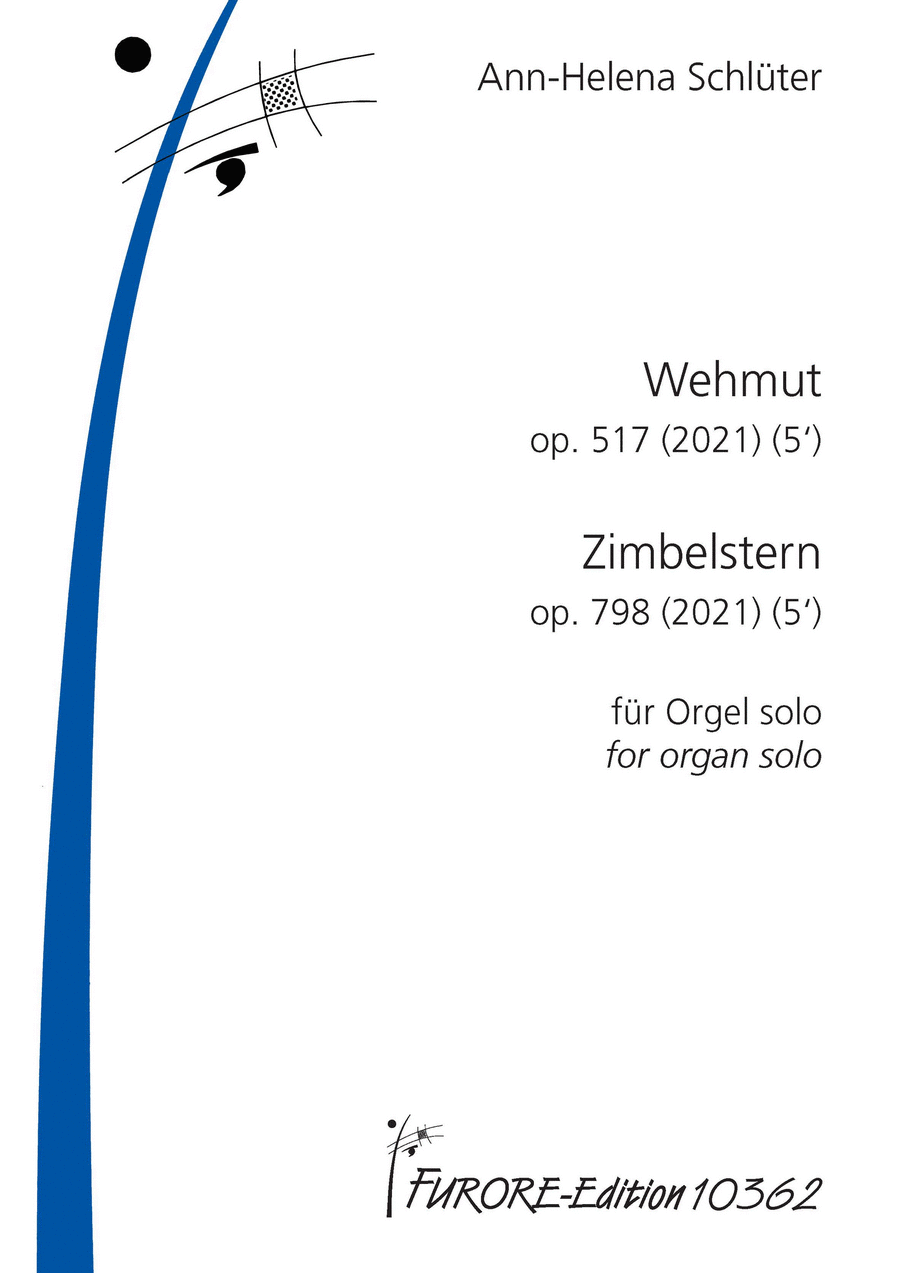 Wehmut op. 517; Zimbelstern op. 798 Organ scores gallery preview page 1