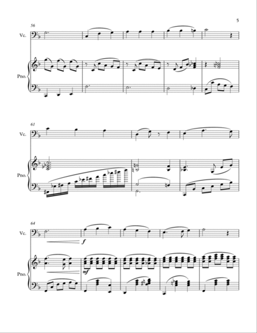 Dying with Jesus, by death reckoned mine Piano scores gallery preview page 5
