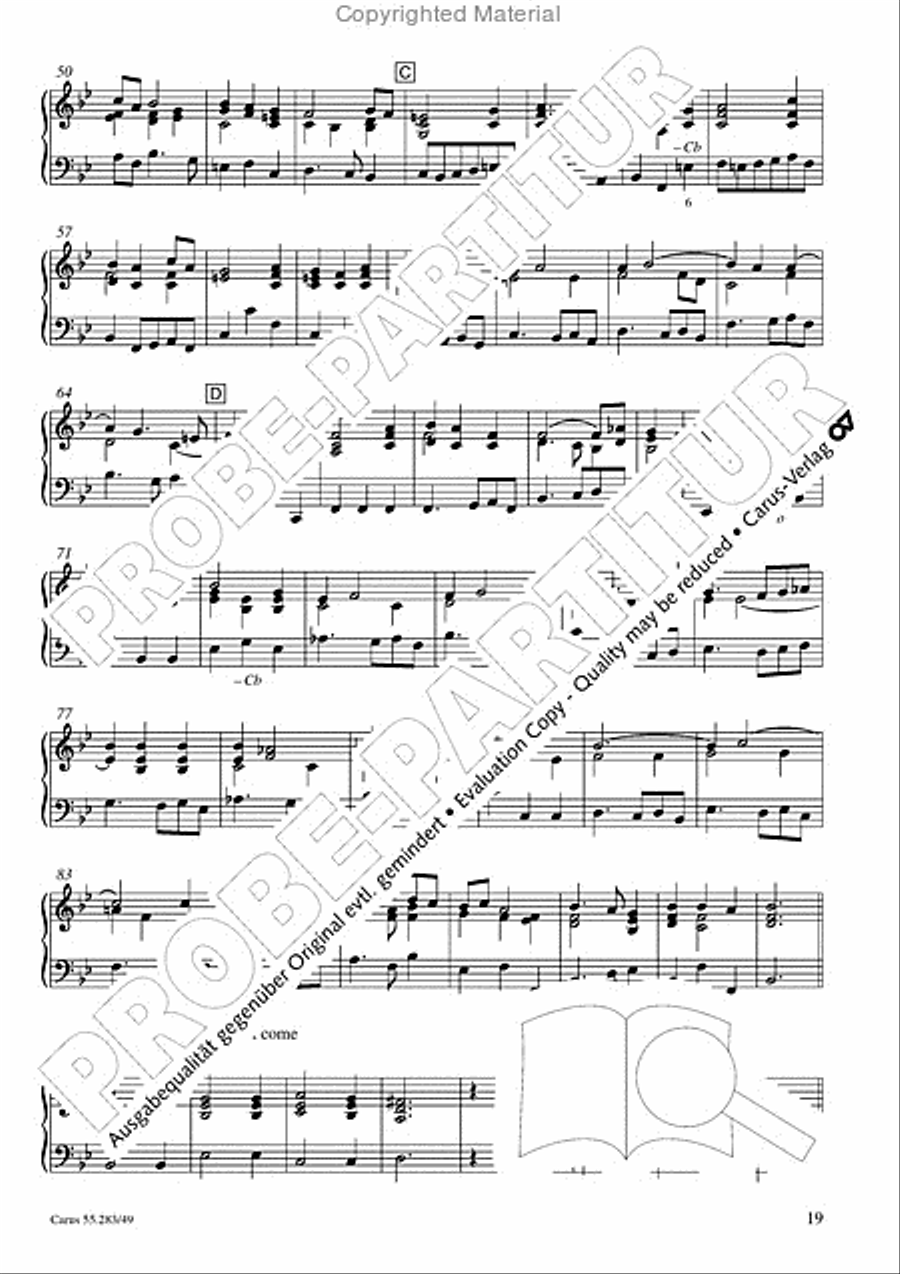 Te Deum for the Victory of Dettingen Organ scores gallery preview page 20