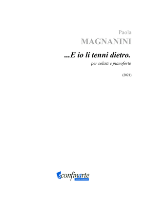 Book cover for Paola Magnanini: ...E IO LI TENNI DIETRO. (ES-22-065)
