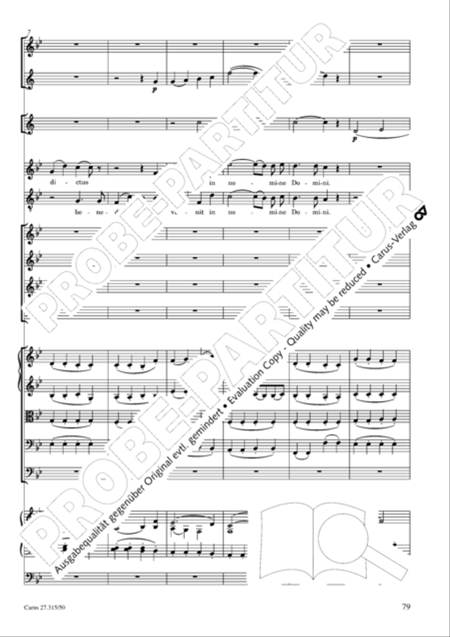 Requiem in C major 4-Part scores gallery preview page 82